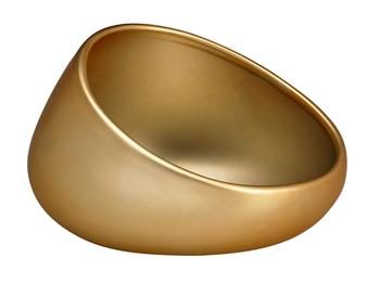 Matte Gold Boom Bowl