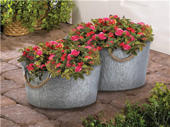 Galvanized Textured Buckets