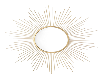 Small Golden Rays Mirror
