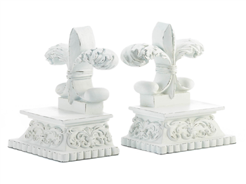 Fleur-De-Lis Bookends
