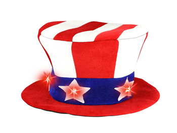 Patriotic LED Light Up Hat