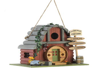Vintage Winery Birdhouse